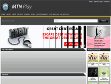 Tablet Screenshot of mtnplay.co.za